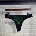 Lucky Charm Cotton Thong Panties